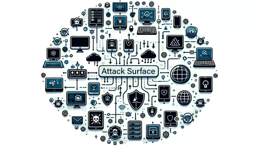 attack surface mapping diagram