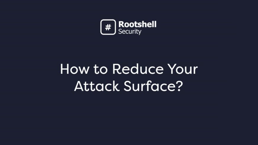 how to reduce attack surface