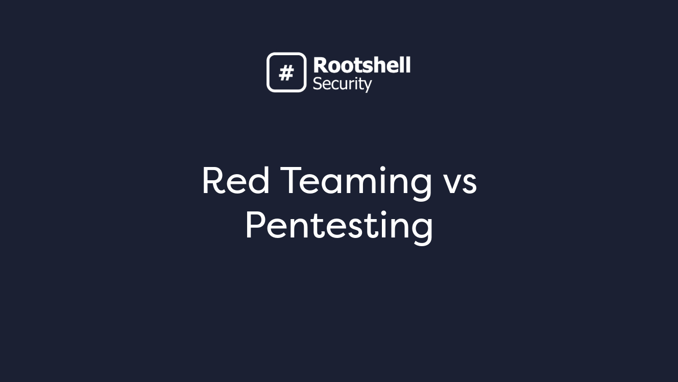 Red Teaming vs. Pentesting | Rootshell Security