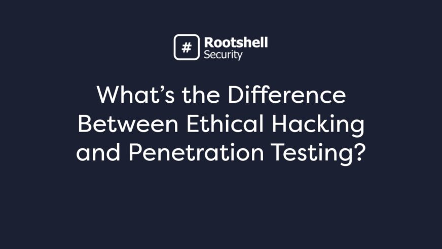 Ethical hacking vs penetration testing