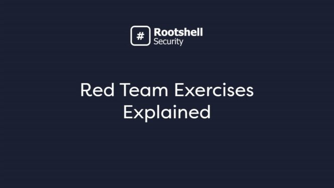Red Team Exercises Explained