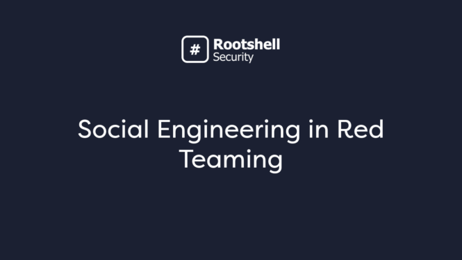 Social Engineering in Red Teaming