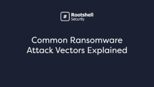 ransomware attack vectors